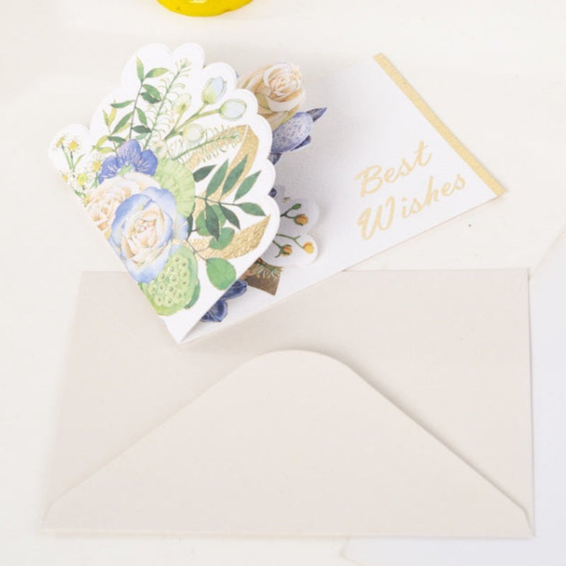 Kreative Blume Lehrertag Stereoskopische Grußkarten Segenskarte