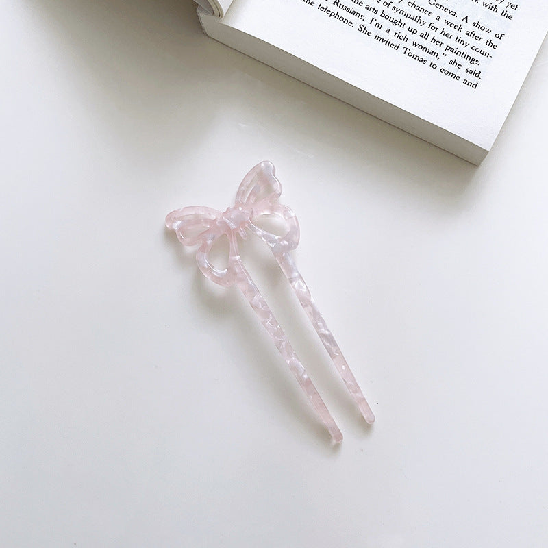 Modische Schmetterlingsbutter -Haarnadel -Locken