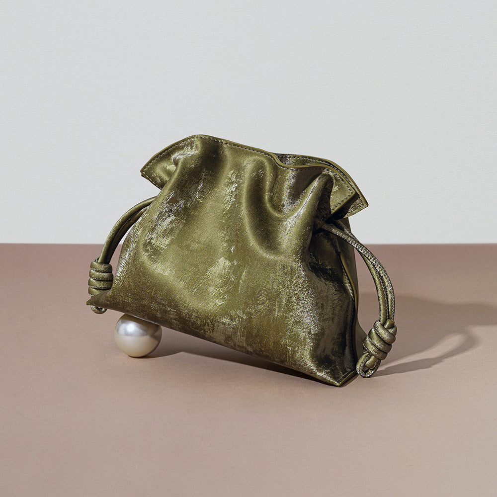 Neue chinesische Satin -Kaufadenstring -Lucky -Tasche