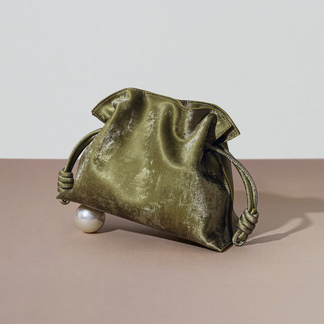 Neue chinesische Satin -Kaufadenstring -Lucky -Tasche