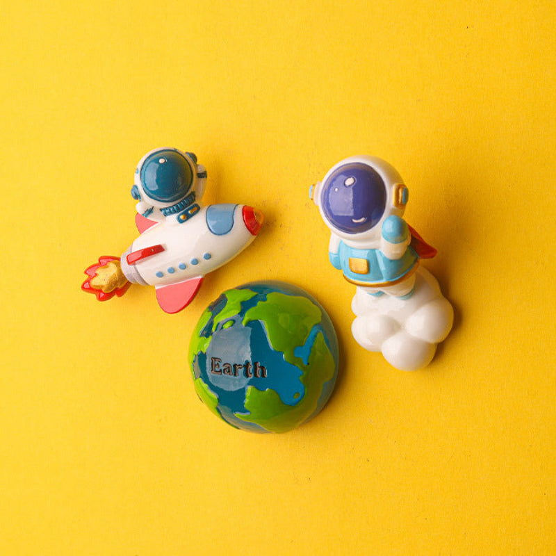 Cool Planet Fridge Magnets Planet Astronaut Refrigerator Magnet-10