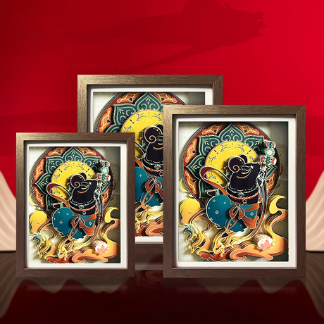 Chinese Zodiac Dunhuang Paper-Cut Ornament Personalized Art Gift-video
