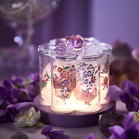 Begonia Crystal Aromatherapy Lamp Romantic Birthday Gift for Her-Video