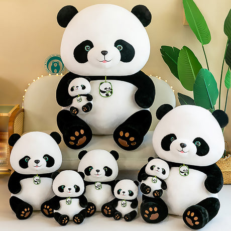 Cute Giant Panda Plush Doll Soft Stuffed Animal for Home and Gifts-video