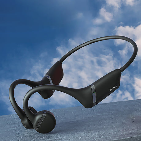 H12 Head-Mounted Sports Bone Conduction Wireless Noise-Cancelling Headphones-video