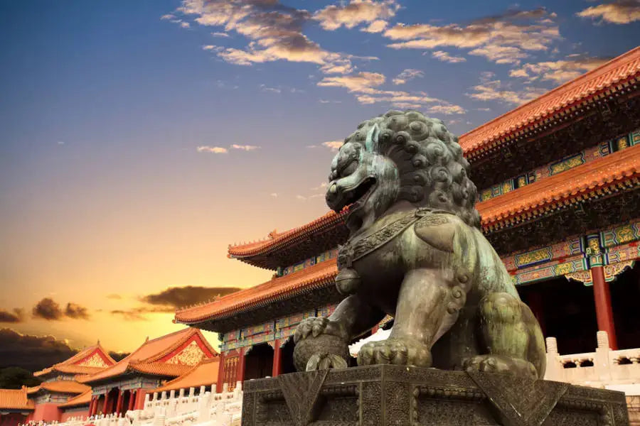 The patron saint of Chinese homes: stone lions