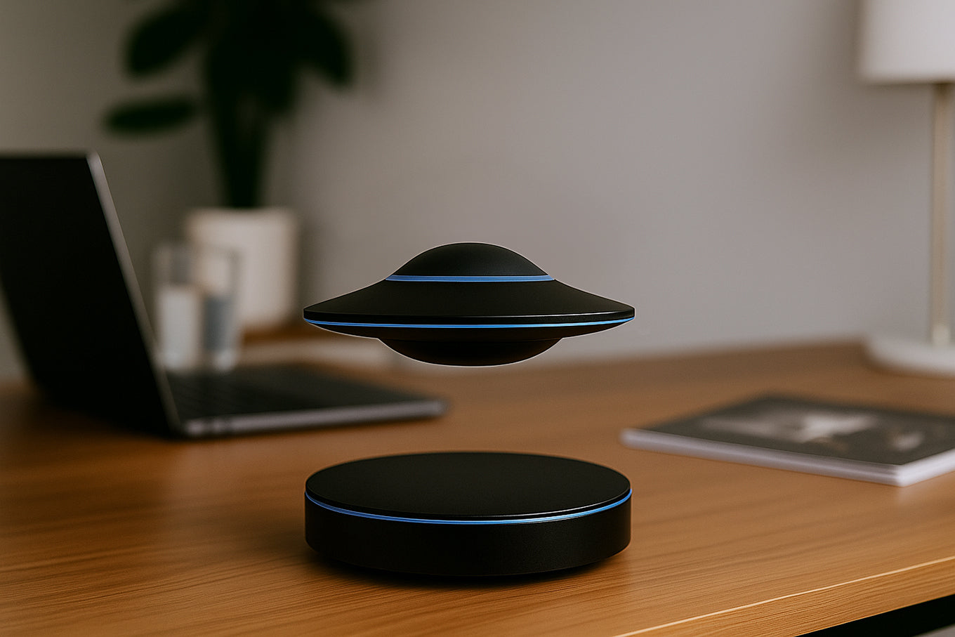 Magnetic Levitation in Modern Life: Floating Speakers and the Future of Desktop Design-Cover image