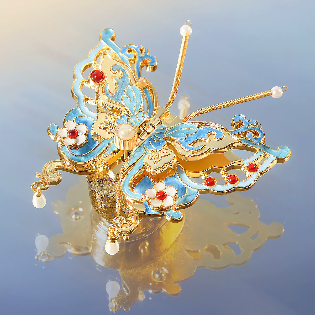 Treasure Butterfly Fridge Magnet Moving Wing Souvenir Gift-2