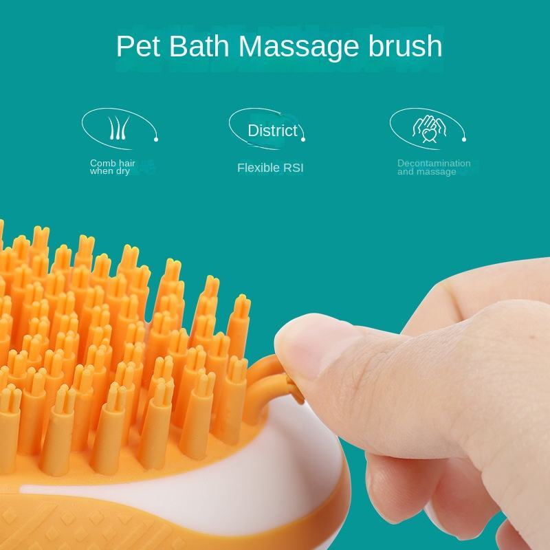 Hund Katze Badebürste Haustier SPA Massage Kamm Haustiere Haarpflege Reinigungswerkzeug Haustierprodukte