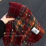 2026 Christmas Scarf Cozy Korean Style Winter Shawl Gift