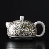 Hand-painted Silver Gilded Fengming Pot Teapot Single Teapot