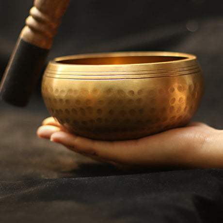 Handgefertigte Buddha Bowl Tibet Kupfergussstein