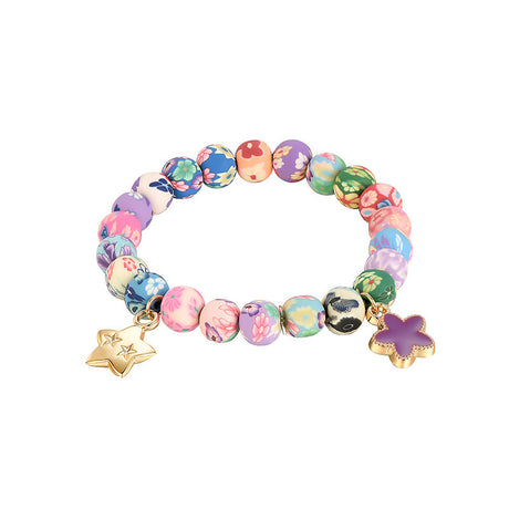 Suebbito -Armband bemalt Blumen Suebbito Perlenarmband