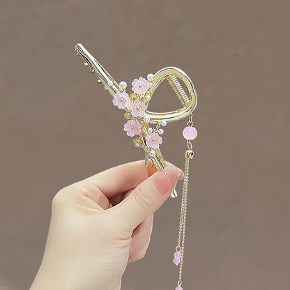 Metal Antique Exquisite Flower Hairpin