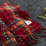 2026 Christmas Scarf Cozy Korean Style Winter Shawl Gift