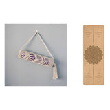 Portable Cork Yoga Non-Slip Exercise Mat