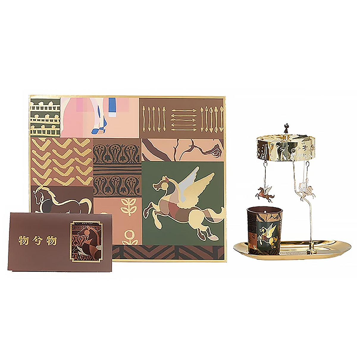 Birthday Gift for Girls Hellas Pegasus Candle Carousel Fragrance Gift Set-4