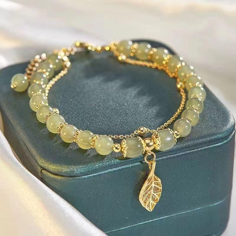 Chinese Style Non-fading Design Jade Bracelet