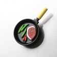 Funny Mini Frying Pan – Realistic Food Fridge Magnet-7