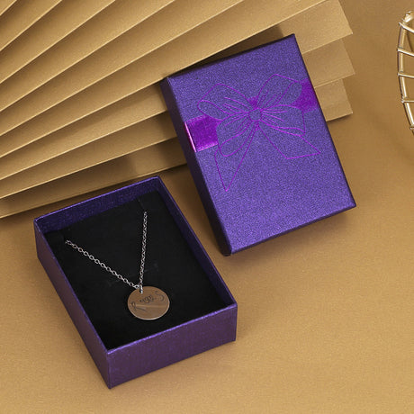 Bow Necklace Earrings Packaging Gift Box
