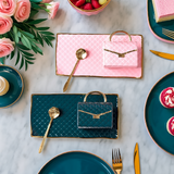 Handbag Style Ceramic Mug and Plate Set for Coffee Breakfast or Office Use
