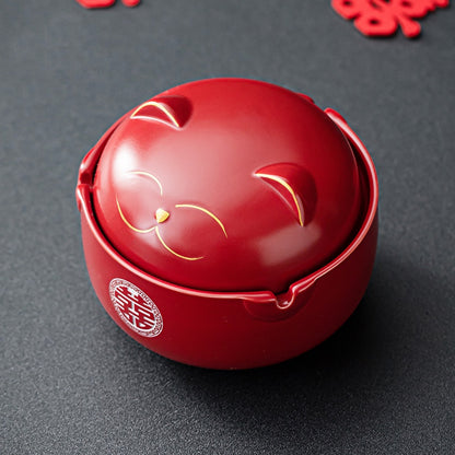 Welcome To The Trend Of Lucky Cat Ashtray Home Living Room