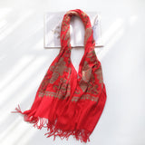 Vintage Ethnic Style Ladies Embroidered Scarf Shawl-1