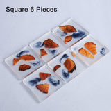 Tea Coasters Resin Kung Fu Tea Accessories Tea Ceremony Utensils Coaster