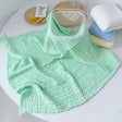 Plain Color 6-Layer Cotton Gauze Kids Quilt Bubble Cotton Blanket-8