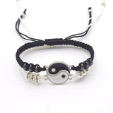 Chinese Style Simple Student All-match Black And White Clavicle Chain Bracelet