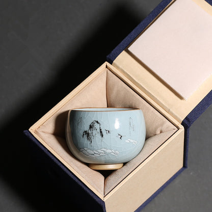 Ruyao Tianqing ceramic teacup