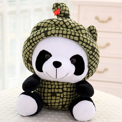 Animal Head Cover Panda Plush Doll Pillow Ornament-11