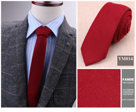 6cm wool tie