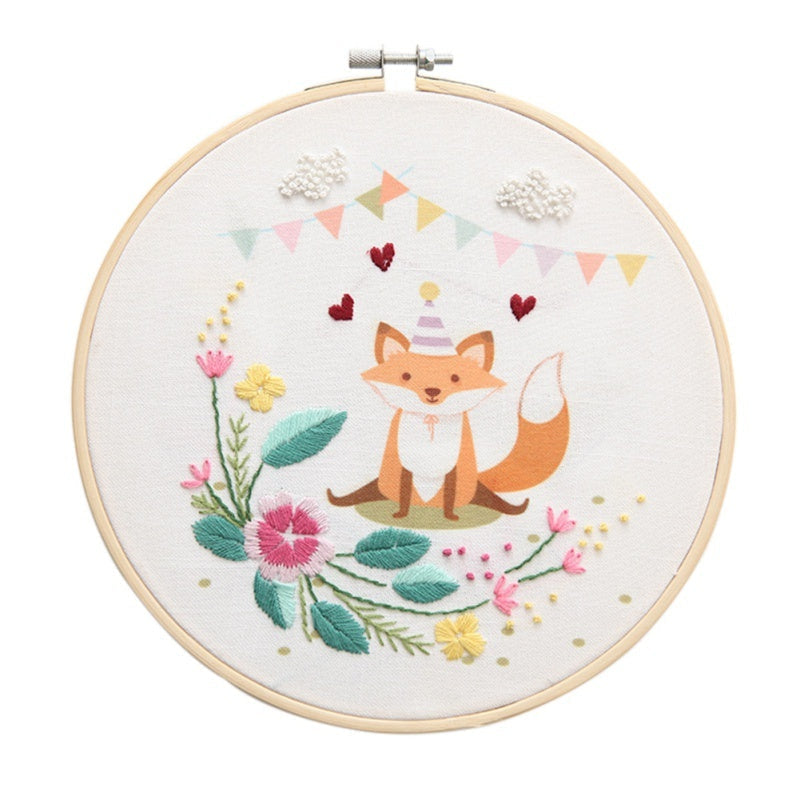 Cartoon Animal Hand Embroidery Children's Day gift-2