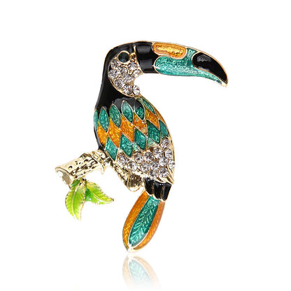 Cute bird brooch accessories