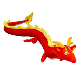 Super Slim Soft Short Plush Chinese Dragon Doll Pillow Toy-8