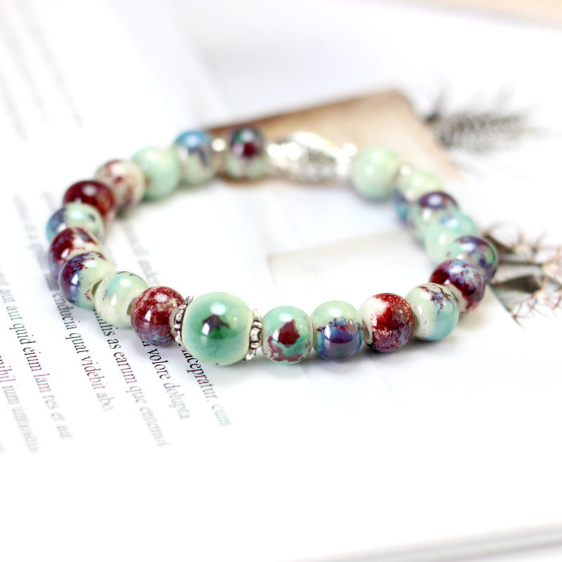 High Temperature Ceramic Bead Bracelet, Bracelet, Jewelry