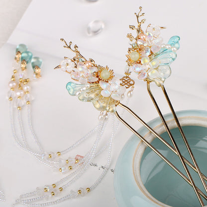 Fairy Hairpin Long Tassle Head Dress Hair Accessory