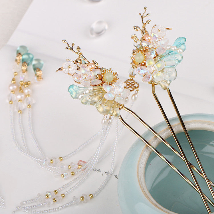 Fairy Hairpin Long Tassle Head Dress Hair Accessory