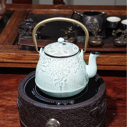 Cast Iron Teapot Uncoated Pure Handmade Household