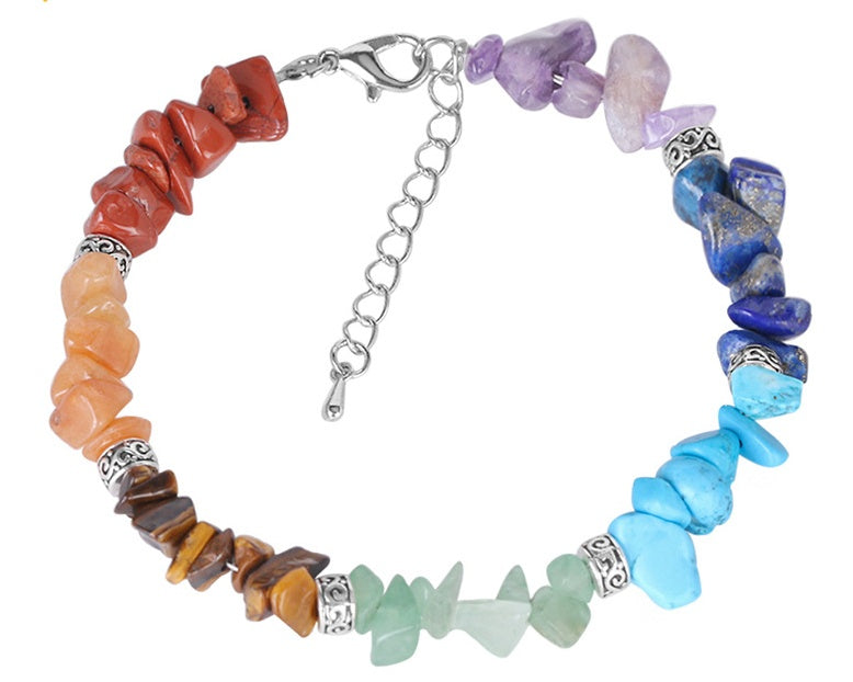 Gravel Bracelet 7 Chakra Bracelet Extension Chain