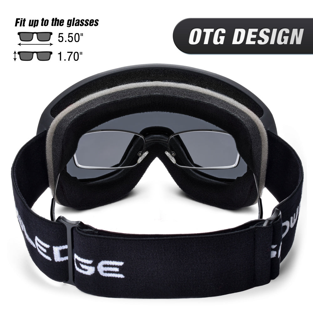 New Double-layer Anti-fog Ski Goggles Adult Mountaineering Card Myopia Ski Goggles