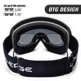 New Double-layer Anti-fog Ski Goggles Adult Mountaineering Card Myopia Ski Goggles