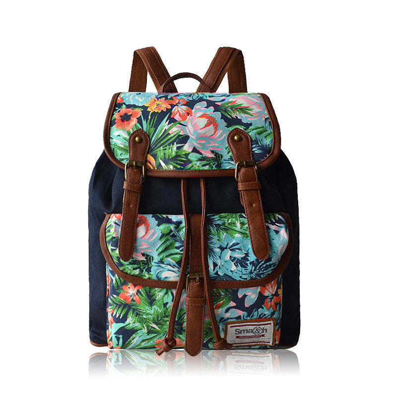 Canvas student backpack