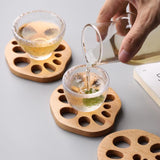 Heat insulation pad anti-scald pad wooden cup