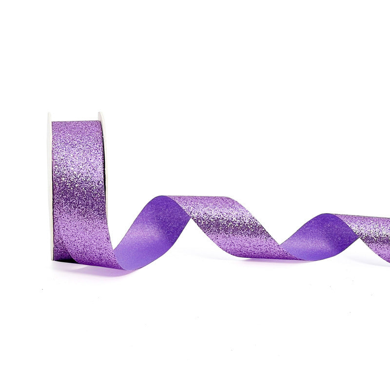 Super Shiny Gold Colorful Christmas Gift Flower Gift Wrap with Satin Ribbon