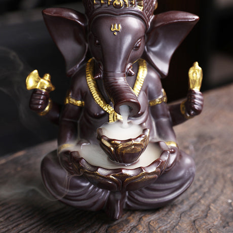 Brenner Elefant Keramik Ornamente Sandelholz Buddha Vorräte