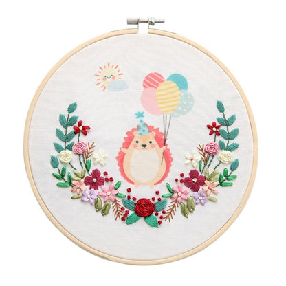 Cartoon Animal Hand Embroidery Children's Day gift-5