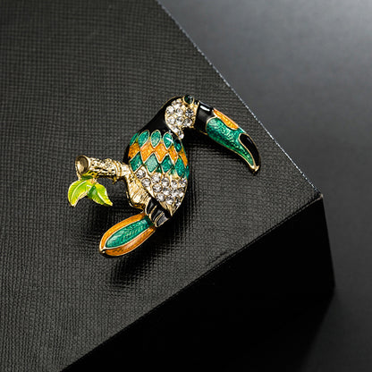 Cute bird brooch accessories