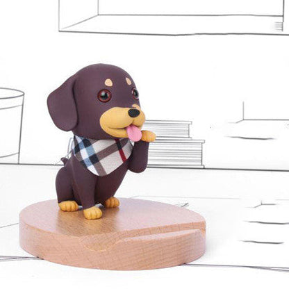 Cute Famous Dog Lazy Desktop Mobile Phone Holder-6